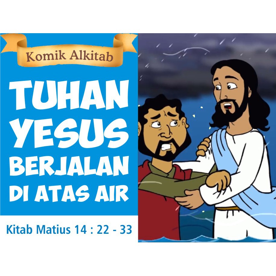 Gambar Tuhan Yesus Bersama Anak Anak Kartun