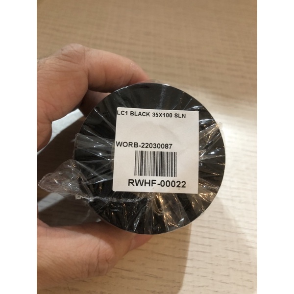 

Ribbon Tape Black 35mm x 100m - Pita Coding Expired Date