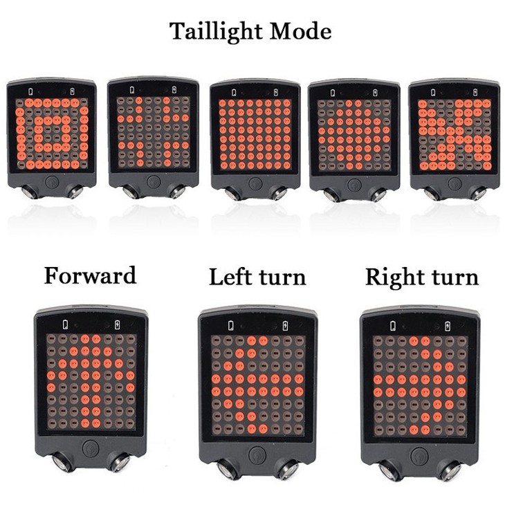 Lampu Belakang Sepeda 64 LED dengan Remote Control RECHARGEABLE USB-LAMPU CHARGE USB-LAMPU LED