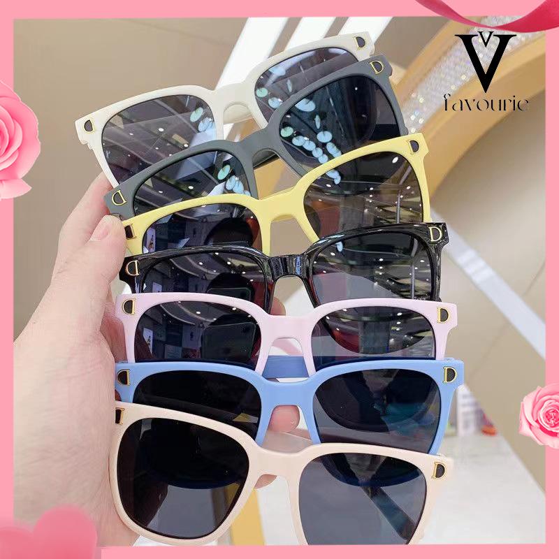 [COD]Kacamata Fashion Anak Laki-laki Perempuan Universal Anti-UV Street Shooting Sunshade Sunglasses-FA