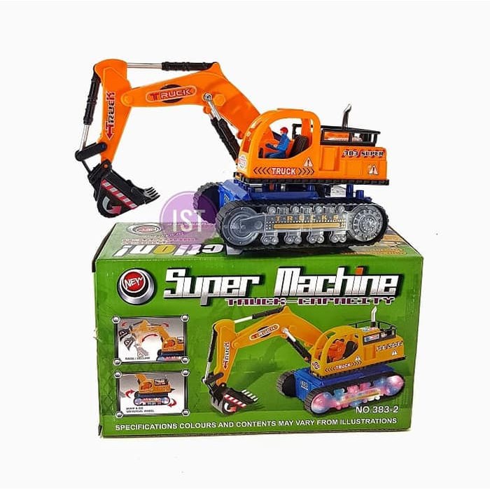 mwn.toys Excavator Super Machine Baterai No.383-2