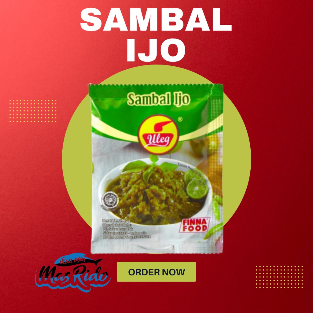 

Sambel Uleg Ijo Finna Sachet Enak Sambal Kemasan Instan Harga Murah