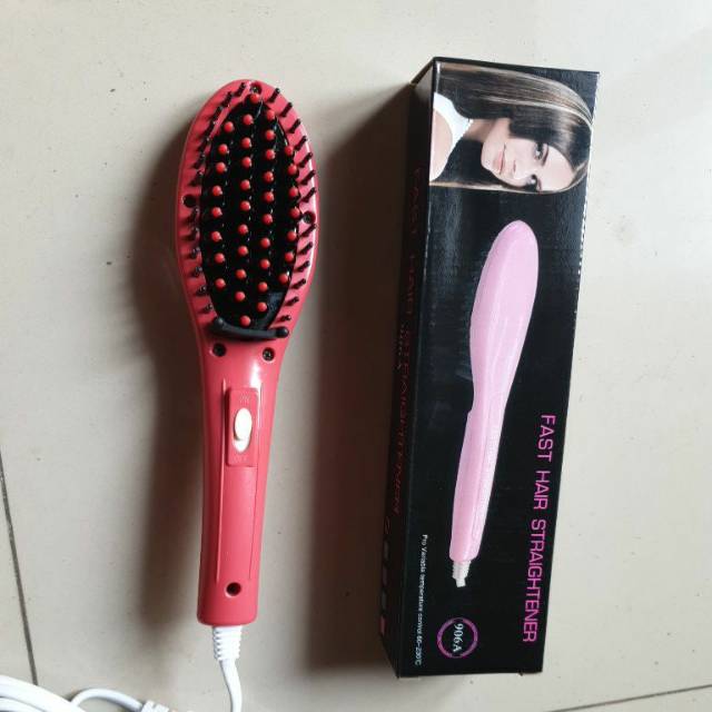 Catokan Rambut sisir CATOK FAST HAIR STRAIGTHNER HQT-906A MINI 01-133