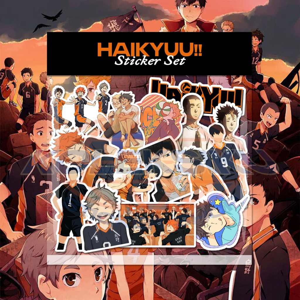 STIKER HAIKYUU HAIKYUU STIKER AESTHETIC STIKER ANIME STIKER LUCU STIKER HP STIKER LAPTOP