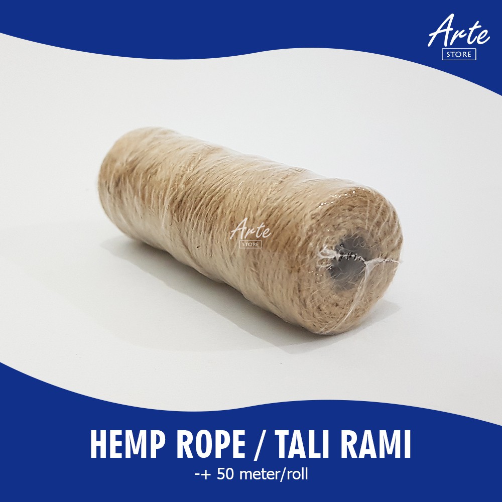 Tali Rami - Tali Goni - Hemp Rope 50 M