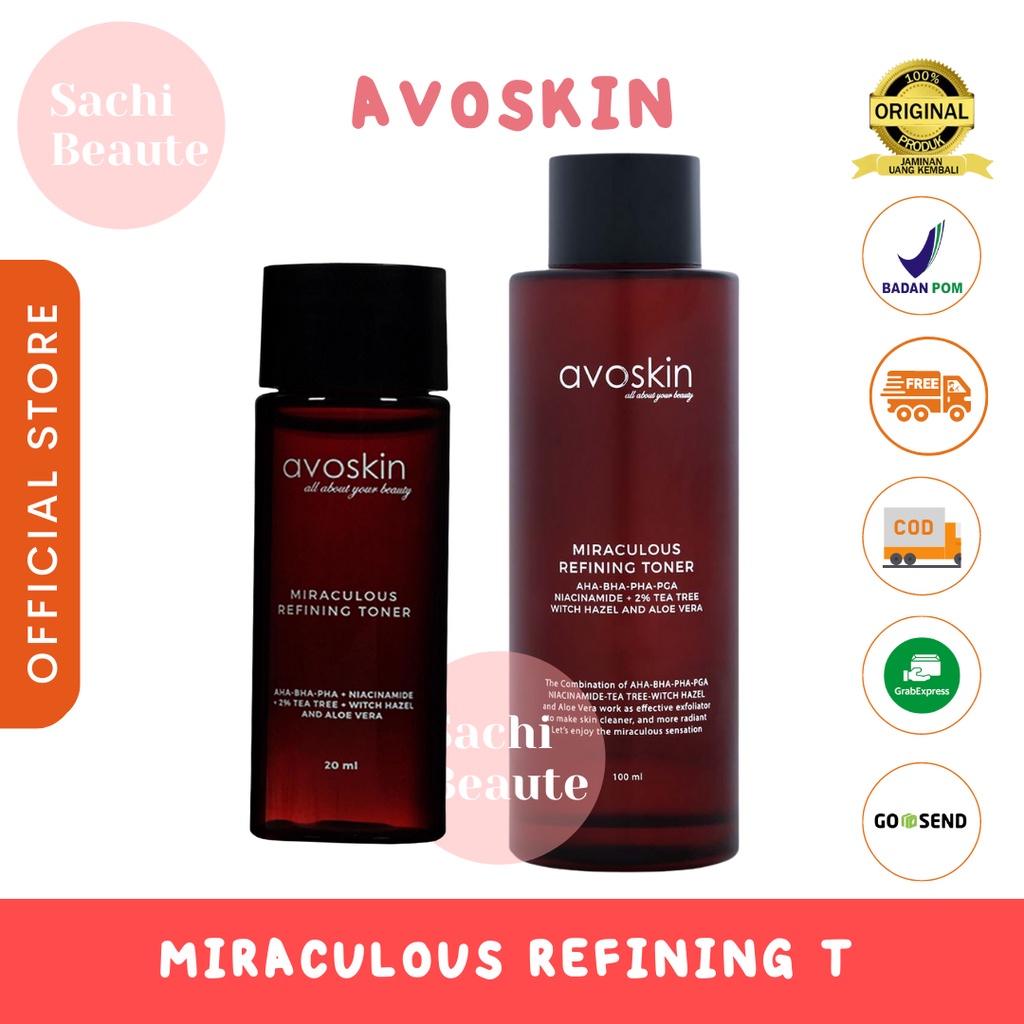 Avoskin Miraculous Refining Toner 20ml 100ml