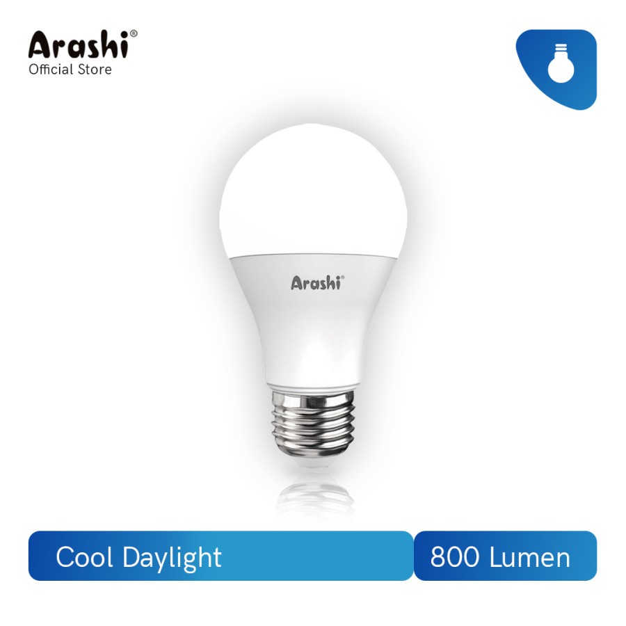 Lampu LED Arashi Beat 11 Watt LED Bulb Putih Murah Terang