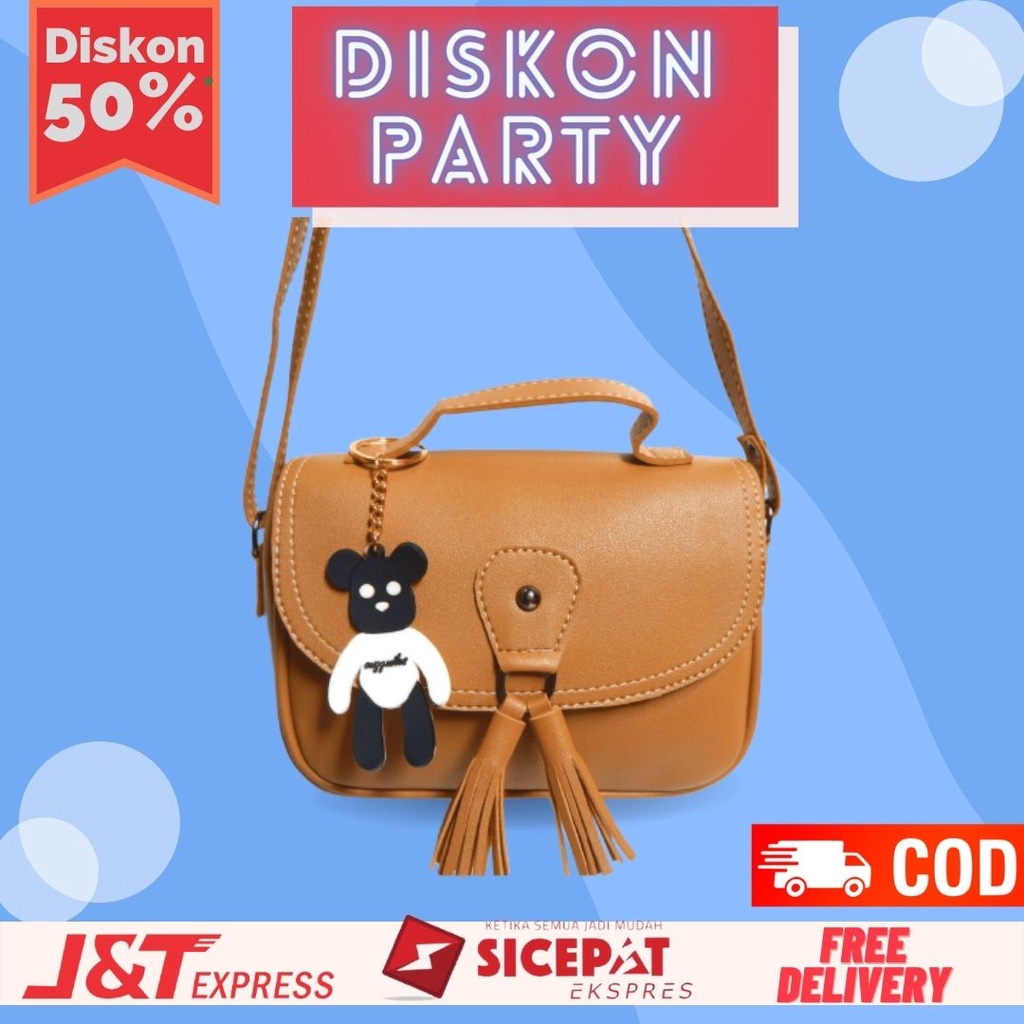 Fashion COD Tas Slingbag Sling Bag Hand bag wanita cewek Perampuan selempang Slempang Hp Handphone S