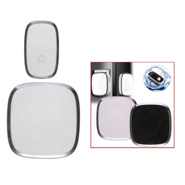 Bel Pintu Rumah Wireless Doorbells Waterproof 36 Nada Berkualitas Desain Minimalis / Bel Pintu Rumah Tanpa Kabel Murah Ting Tung Energi Baterai Anti Air Apartemen Bell / Bel Pagar Rumah Pencet Bunyi Keras Jarak Jauh 2 Receiver