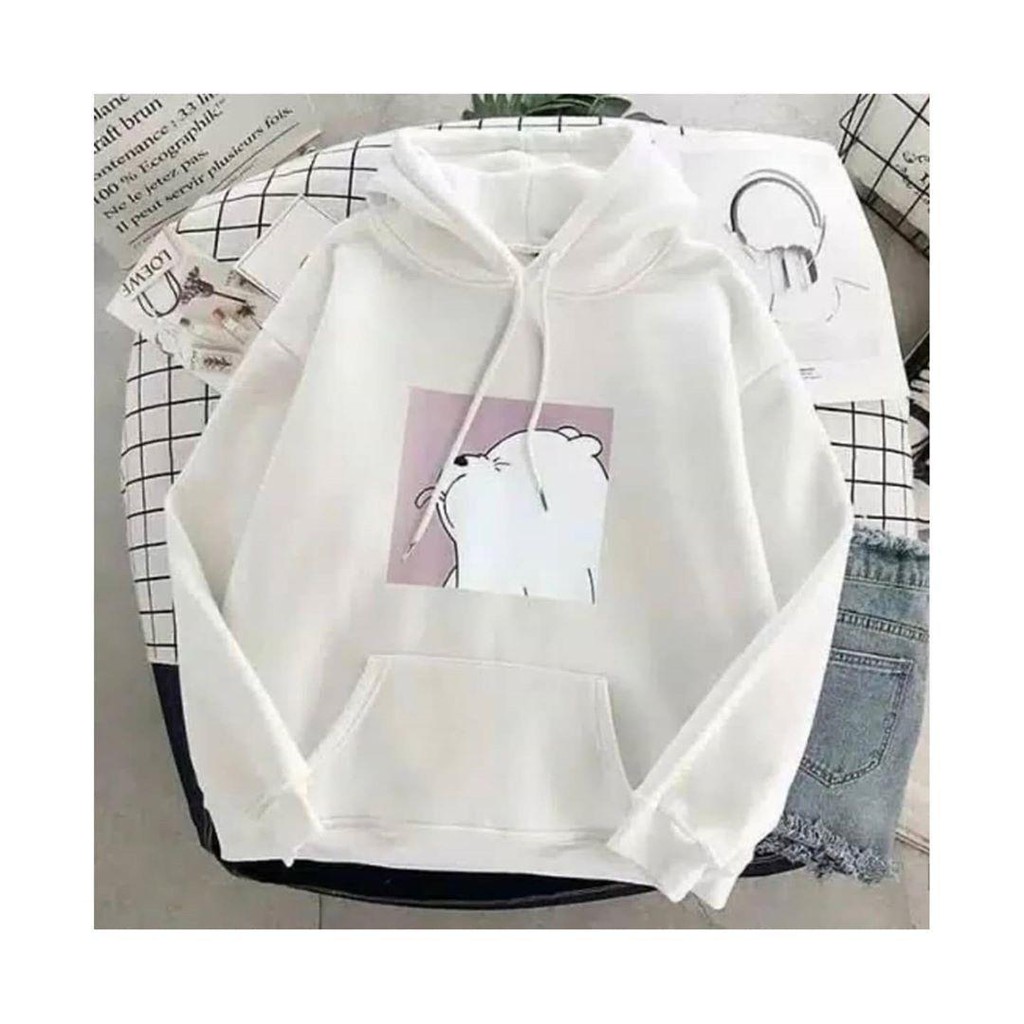 Nara Grosir - Cute Hodie Bear l Sweater Pria dan Wanita l Sweater Couple