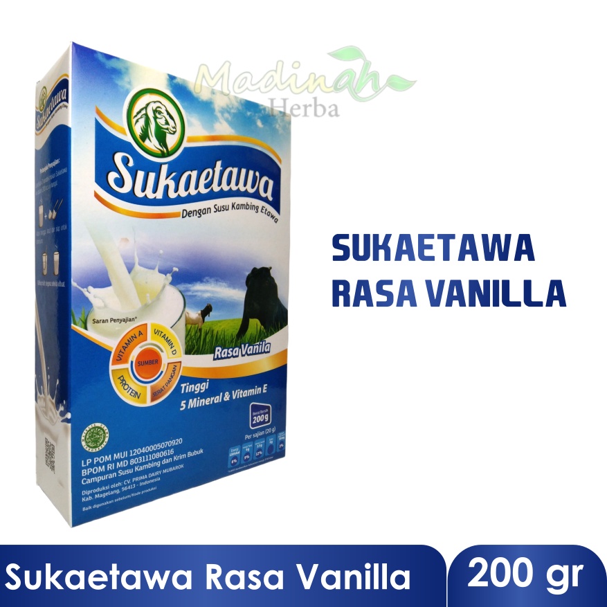 Susu Kambing Etawa SUKAETAWA 200 Gram | Susu Kambing | Susu Etawa | Protein