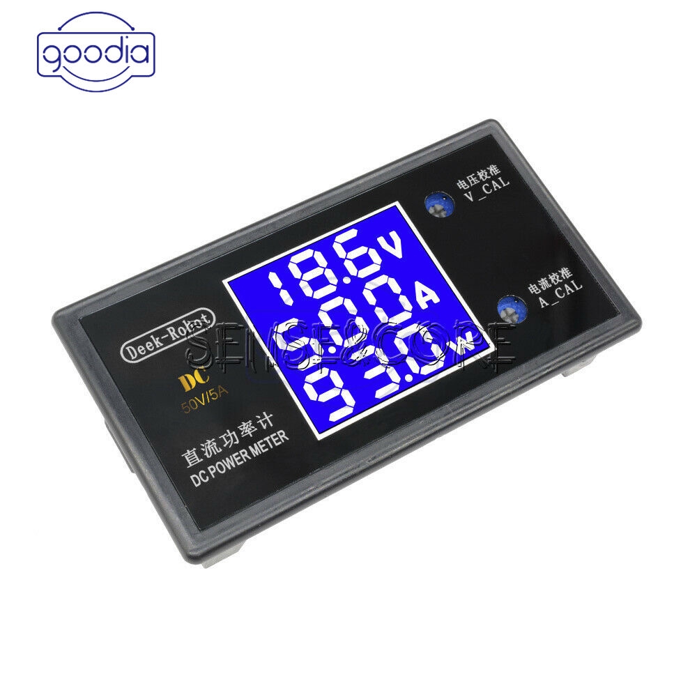 ღ[IN STOCK/COD]ღ Digital DC 50/100V 5A/10A LCD Voltmeter Ammeter Voltage Current Volt Power Meter