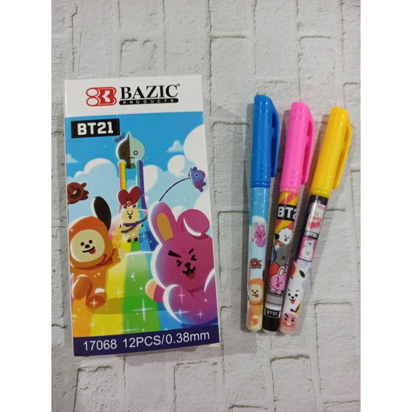 

Bulpen Gel 0.5 mm/ Bazic 17068 Bulpel gel motif (12Pc)