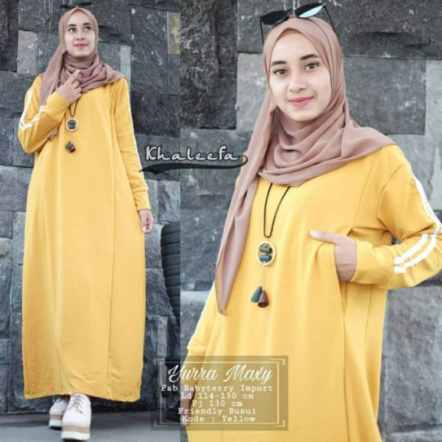 Yurra Maxy, maxi dress, dress muslim, gamis, gamis muslim, gamis Jumbo, gamis busui,dress busui,ootd