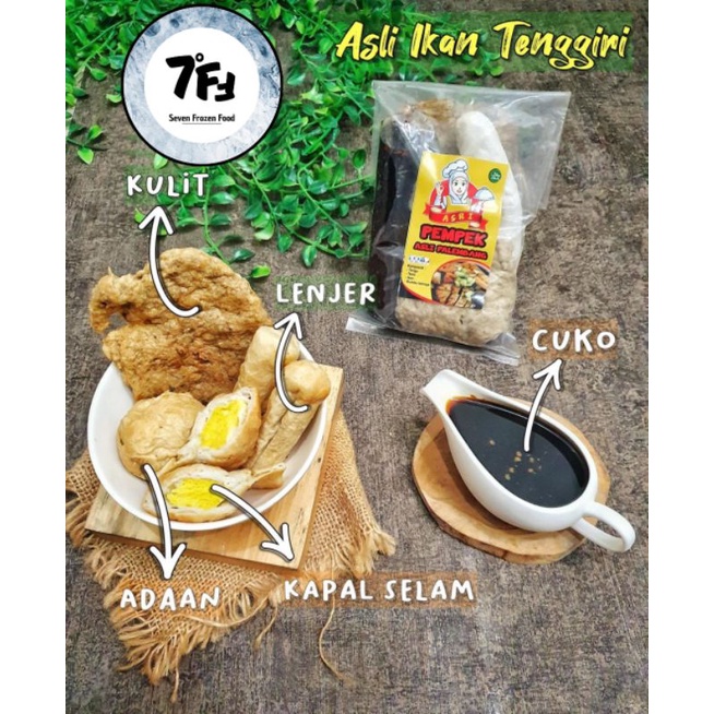 

PEMPEK ASLI IKAN TENGGIRI / MEREK ASRI / ISI 4 / FROZEN FOOD / CEMILAN BEKU / EMPEK EMPEK / LENJER