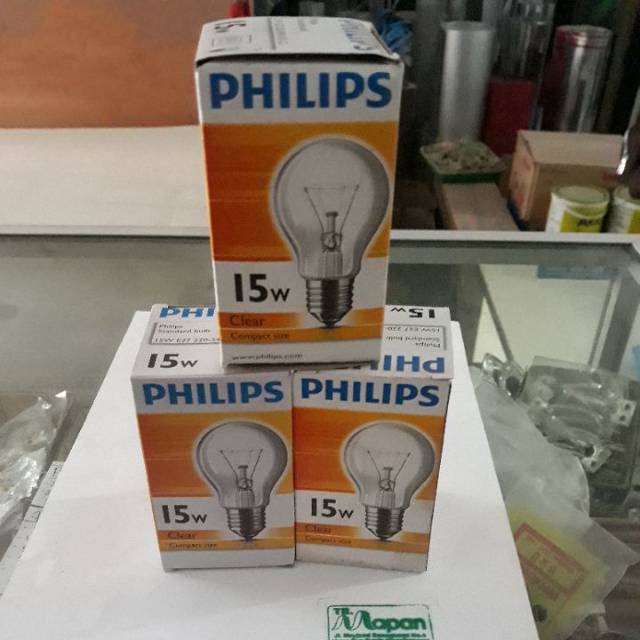 Philips bohlam 15w clear