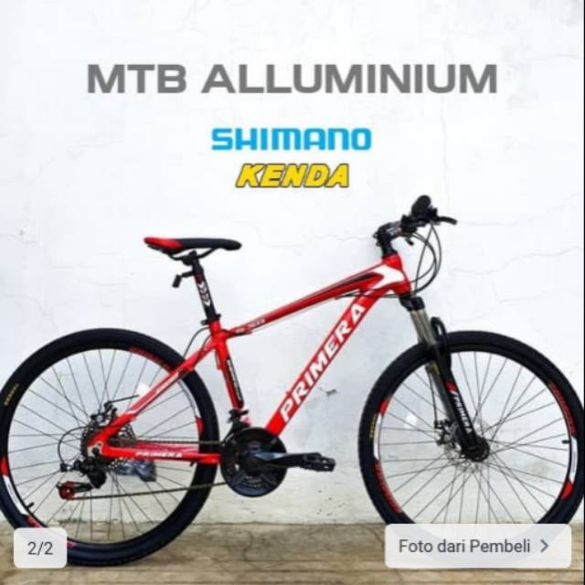 Sepeda Gunung MTB Alloy Primera - Merah (diskon5%)
