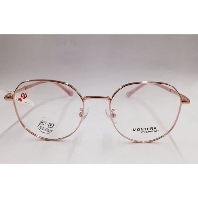 Kacamata Montera Women's Full Frame 2005 Col. rose Gold