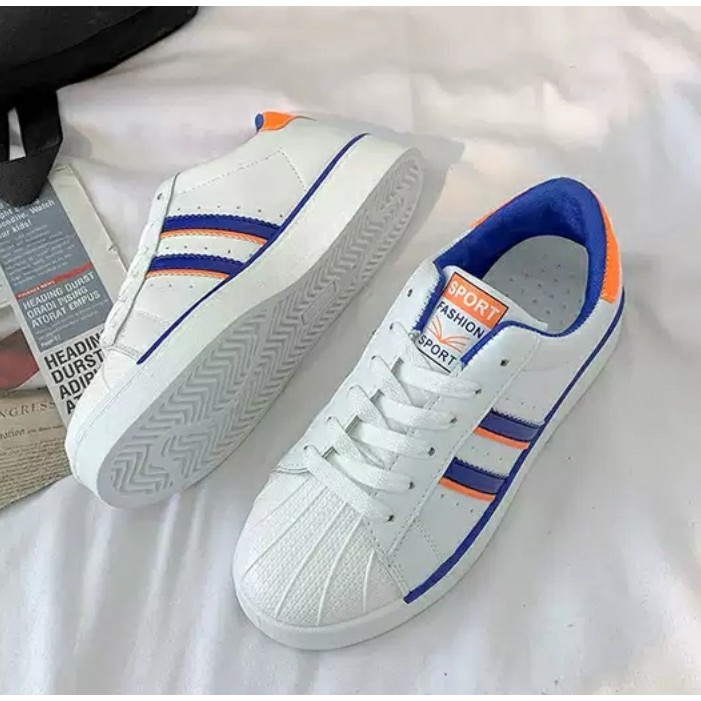 1092 Sepatu Putih Wanita Murah Sneakers Kets Import Cewek Korea