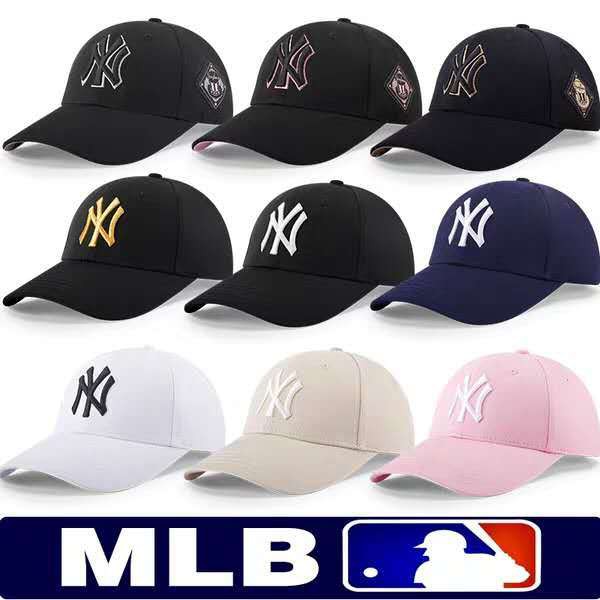 Topi baseball FASHION NEW YORK MLB pria wanita import