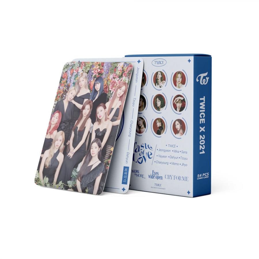 54pcs Kartu LOMO Foto KPOP TWICE Formula of Love Untuk Koleksi