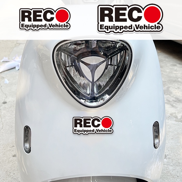 Dalam Catatan Mengemudi REC Reflektif Peringatan Stiker JDM Universal Mobil/Motor Pemberitahuan Stiker untuk Honda