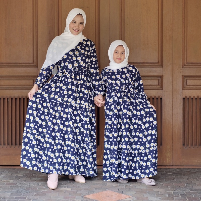 GAMIS IBU DAN ANAK GAMIS COUPLE MUSLIMAH AMORA GAMIS [Harga terpisah] AGN2