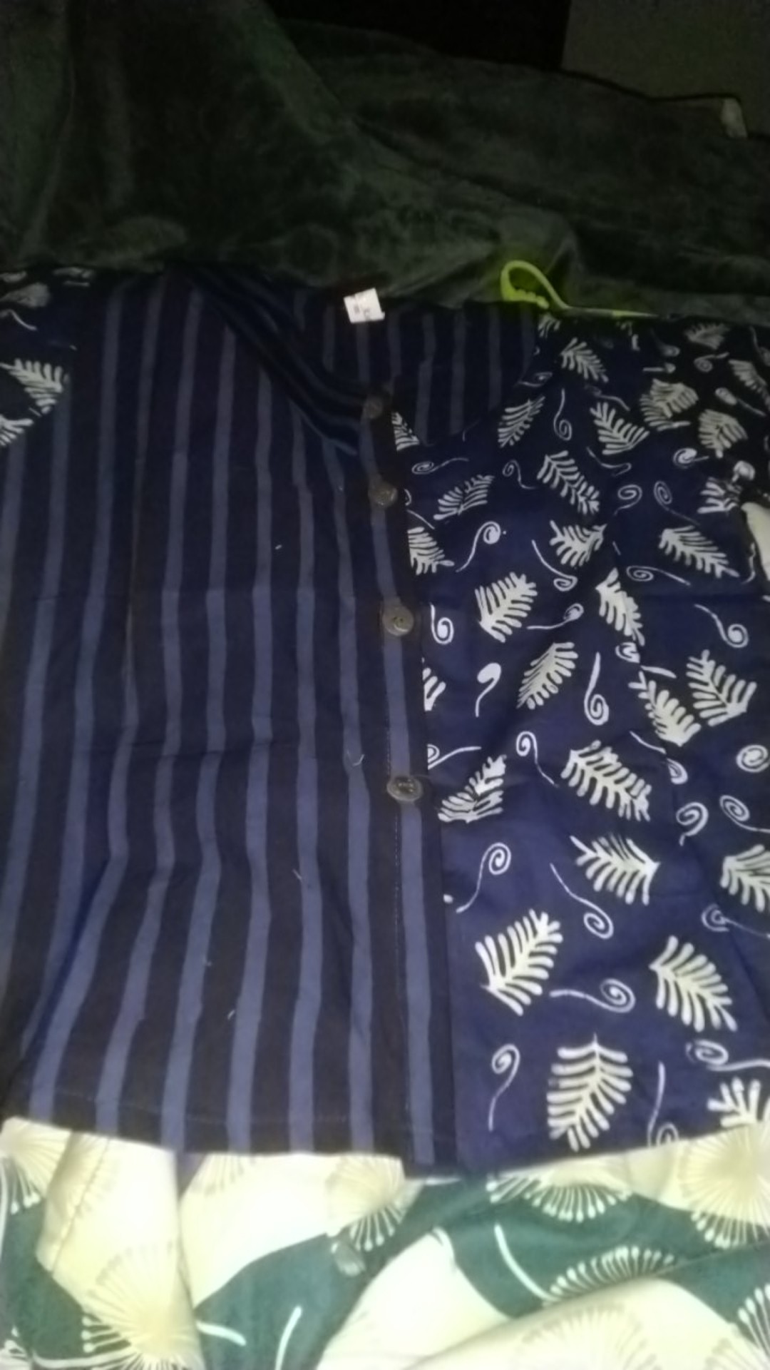 Blus Kimono Batik Unisex 4 Varian Bahan Katun Halus Bisa Dipakai Boys / Girls Nyaman Dan Tidak Panas