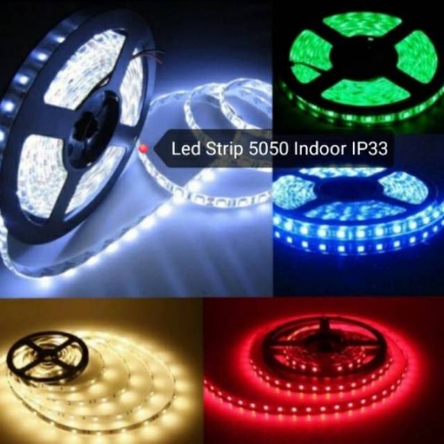 Led Strip 5050 Indoor IP33 Mata Besar High Quality