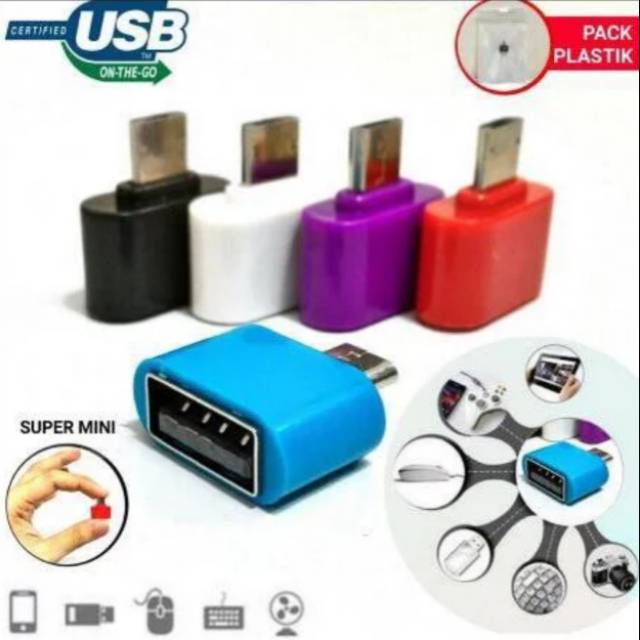 OTG Android Micro USB On The Go Converter HP Flashdisk Murah