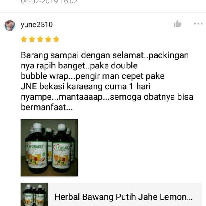 

857V8Jk-Sale-Terlaris-A Jus Herbal Bawang Putih+Jahe+Lemon Import+Cukaapel+Madu Herbakol 300Ml