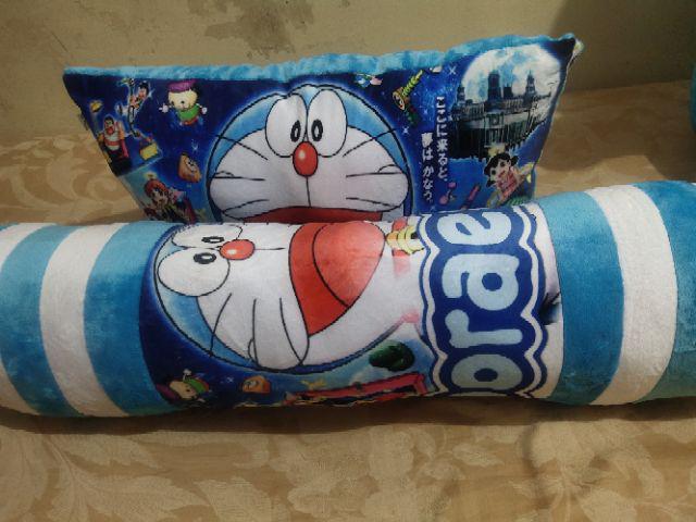 1 Set Bantal Guling Doraemon