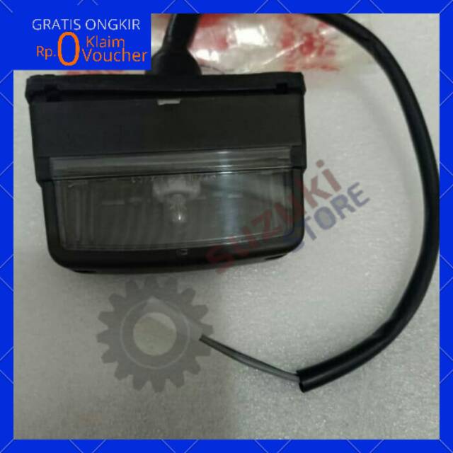 LAMPU STOP BELAKANG PLAT NOMER PELAT LAMP ASSY LICENSE SUZUKI SHOGUN FL125 SHOGUN RR125 ORI SGP