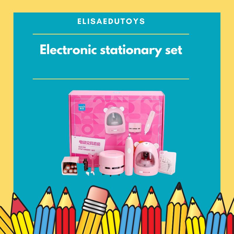 

electronic stationary set serutan penghapus tenwin