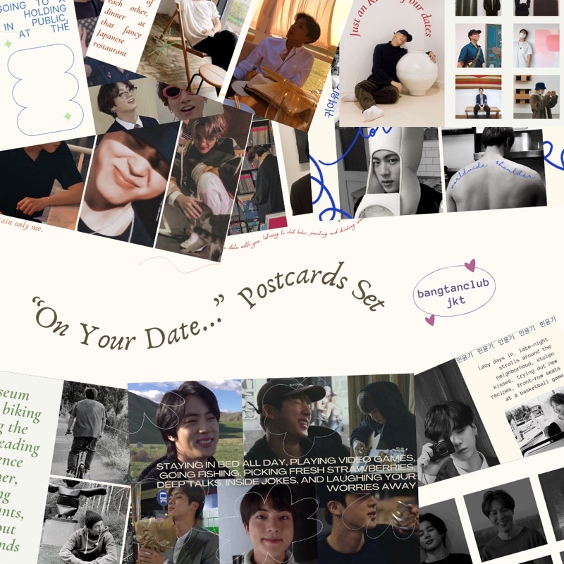 

BTS “On Your Date..” Postcards