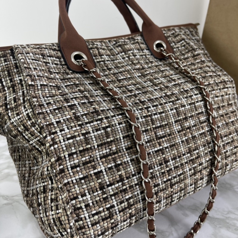 Tas Tote Bag Wanita Friska Bag Import Tali Kombinasi Tas Bahu Wanita Kekinian Totebag Besar RZ Bag