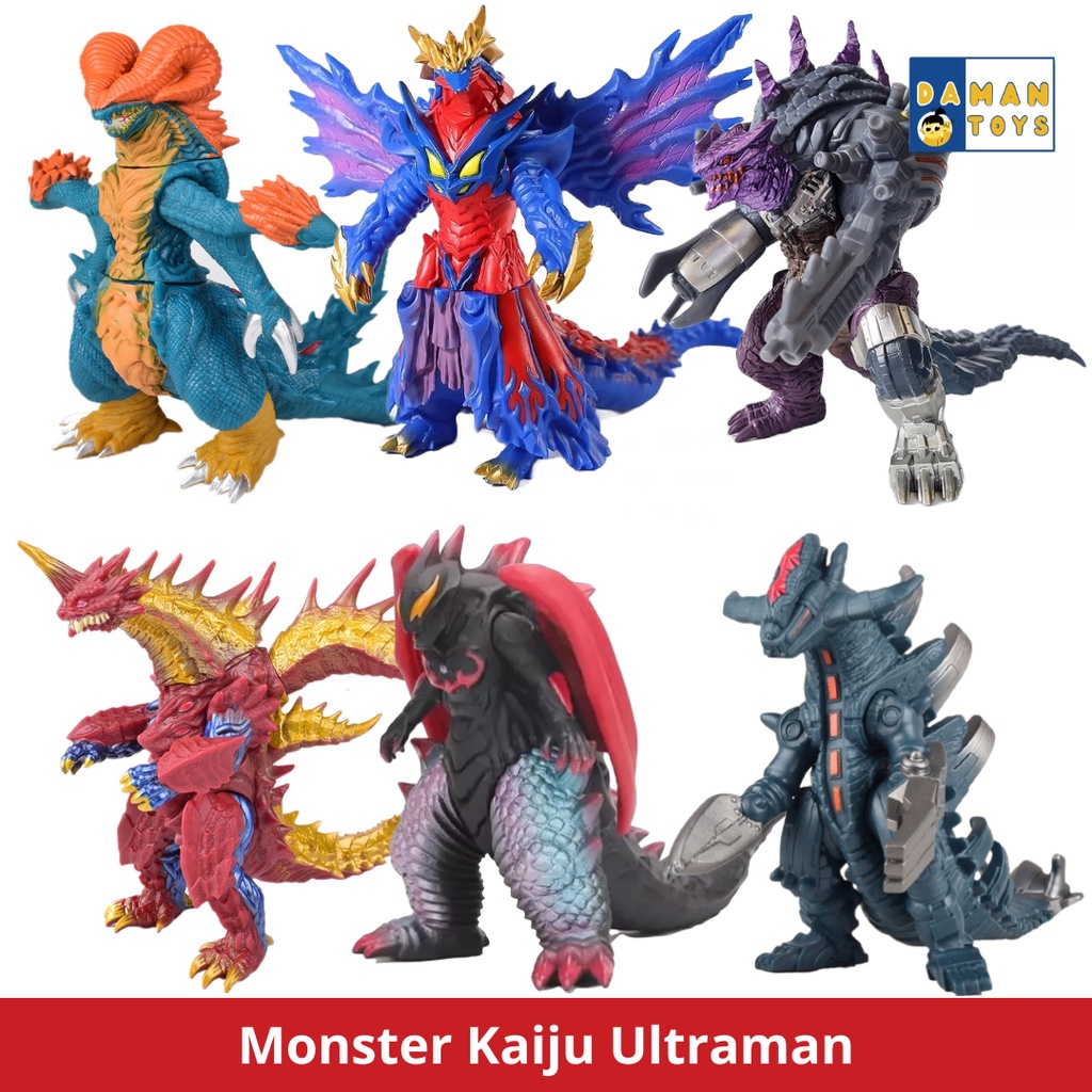 Mainan Monster Ultraman Orb R/B Ultra Kaiju gomora maga orochi  Dark Grimdo Arch Belial Tsurugi Demaga Dx Rogusite Mainan Anak laki laki kado cowok