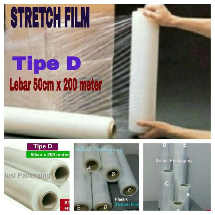 

KEMASAN Plastik Stretch Film D 50cmx150meter/Strech Film/Shrink/Segel/Wrap