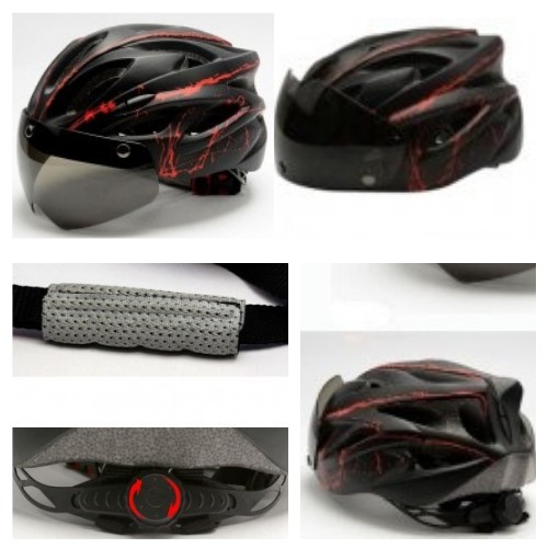 Helm Sepeda Kacamata Lens Bike Glass Netic Black 7RSE8YBQ 111