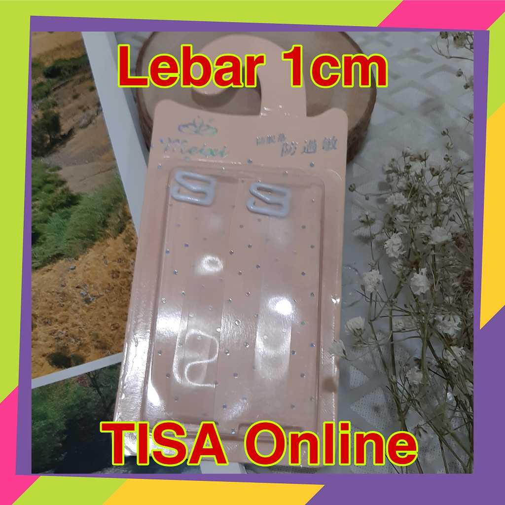 544TBHD1 / Tali Bra / BH MEIXI warna Transparan lebar 1 cm