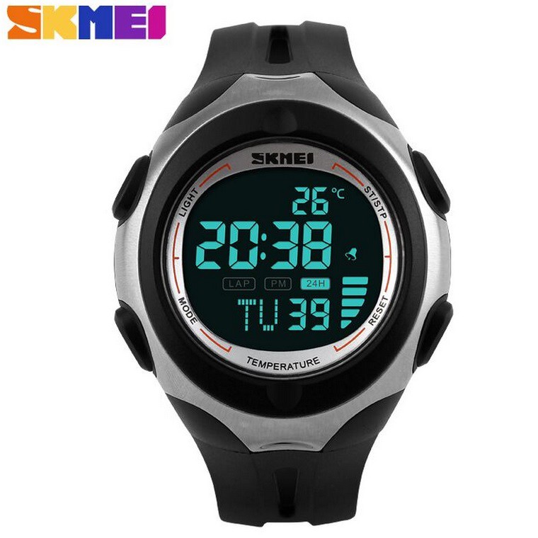 PROMO JAM SKMEI ORIGINAL SKMEI Pioneer Sport Watch 1080 Original WR 50M - Black Black