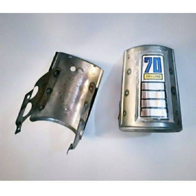 dasi panel depan set emblem Honda C70 import berkulitas