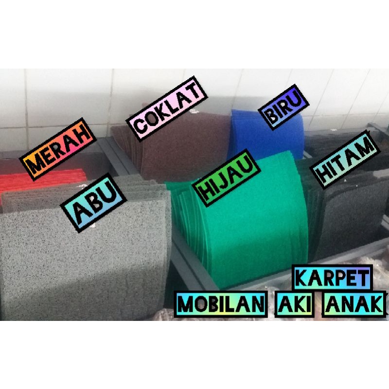 Karpet mobil aki anak size 40x30cm