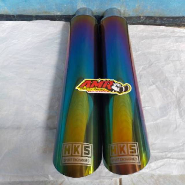 Knalpot Mobil Racing HKS BAMBU RUNCING/CORONG/PLONG