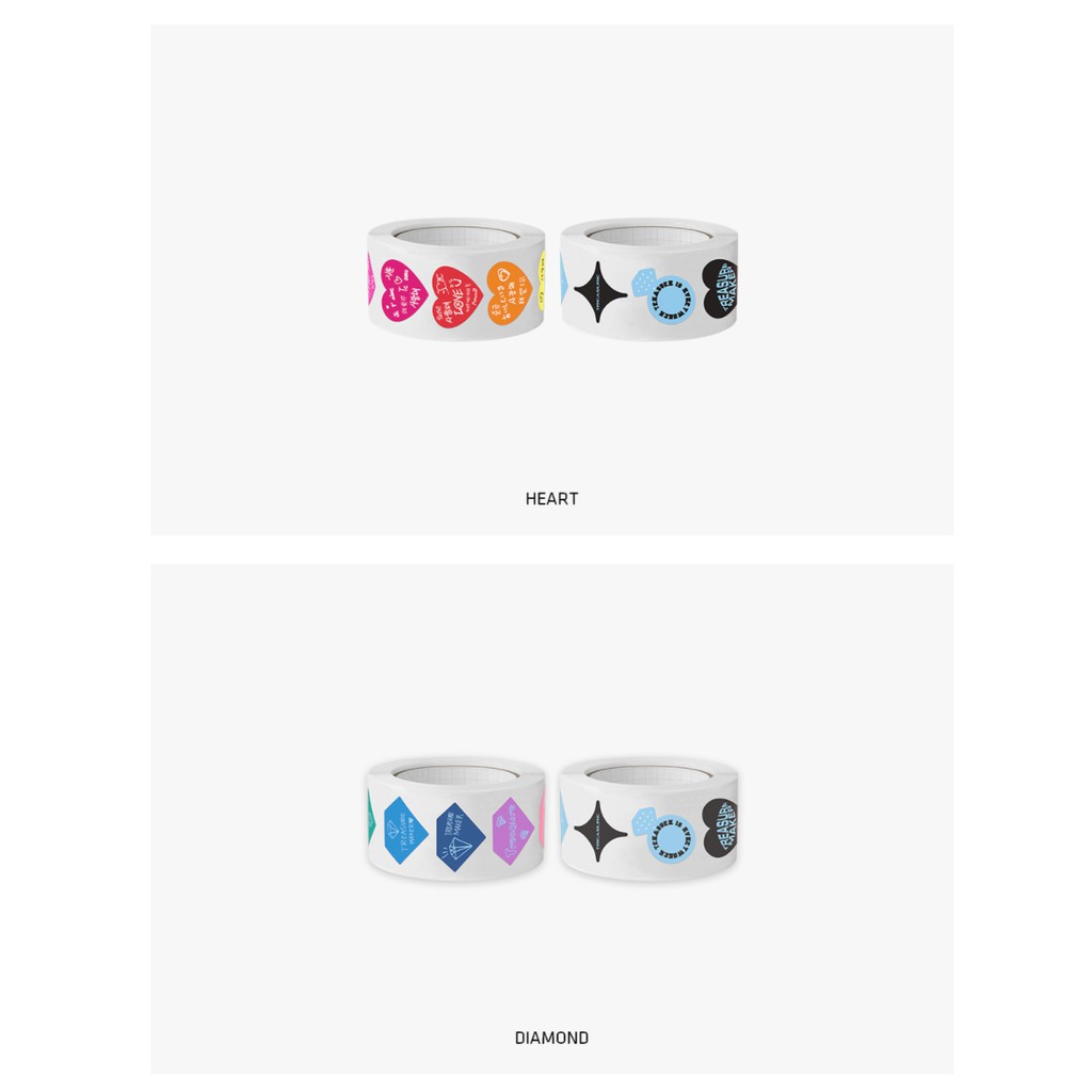 [DP ONLY]  TREASURE I LOVE YOU OFFICIAL MD - ROLL STICKER SET