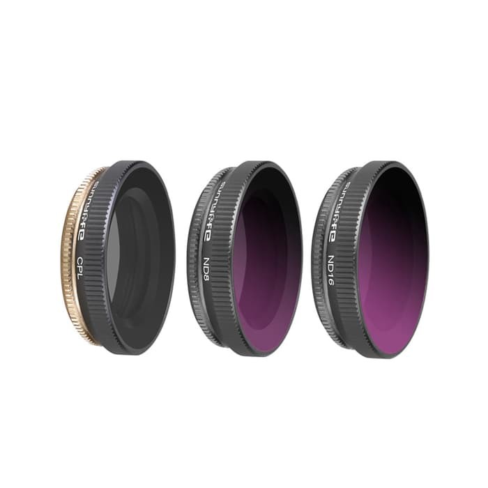 Sunnylife lens filter CPL, ND8 and ND16 set for Dji Osmo Action