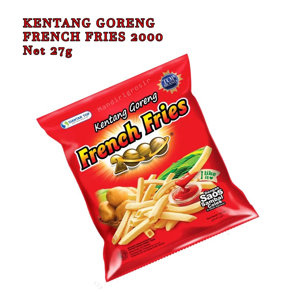 * FRENCH FRIES 2000 24g *KENTANG GORENG