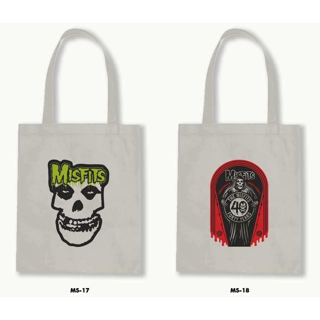 TOTE BAG BLACU - MISFITS .01