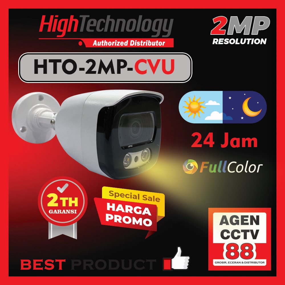 Kamera CCTV Outdoor Colorvu 2MP Full Color High Technology