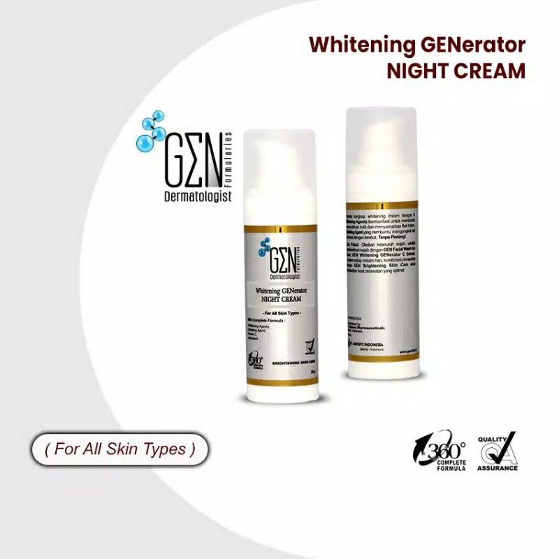 WHITENING GENERATOR NIGHT CREAM 30g